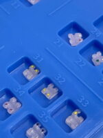 Full kit (20 pieces); Upper & Lower 5-5 MBT Ceramic Brackets with hooks on 345's - Image 3